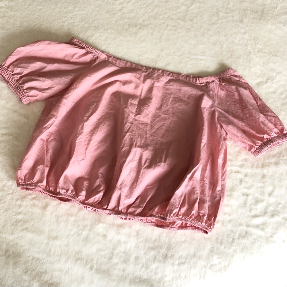 MADEWELL Off the Shoulder Bubble Top